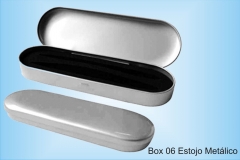 BOX 06 ESTOJO METÁLICO