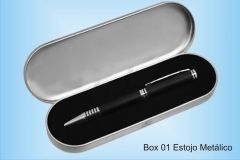 BOX 01 ESTOJO METÁLICO