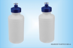 SQUEEZE PLÁSTICO 500 ML PERSONALIZADO